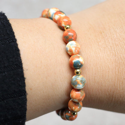 ETNA SPIRIT | Jaspis armband | 8mm | Normal Fit
