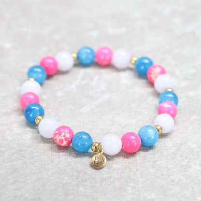 IBIZA VIBES | Natuursteen armband mix | 8mm | Normal Fit