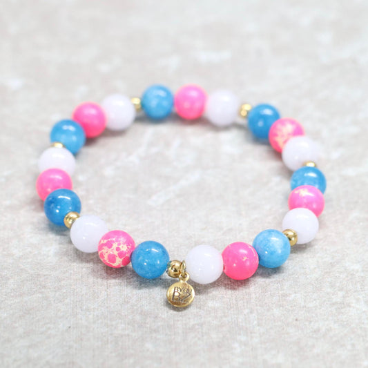 IBIZA VIBES | Natuursteen armband mix | 8mm | Normal Fit
