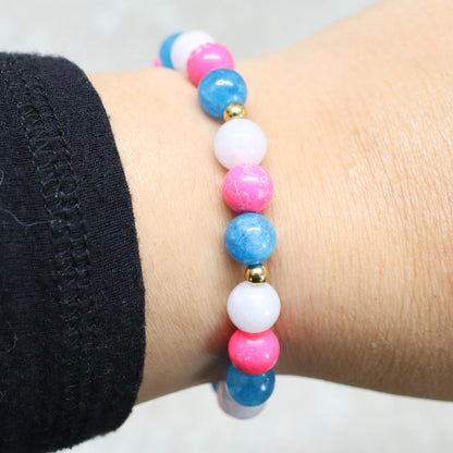 IBIZA VIBES | Natuursteen armband mix | 8mm | Normal Fit