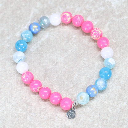 MIAMI BEACH | Natuursteen armband mix | 8mm | Normal Fit
