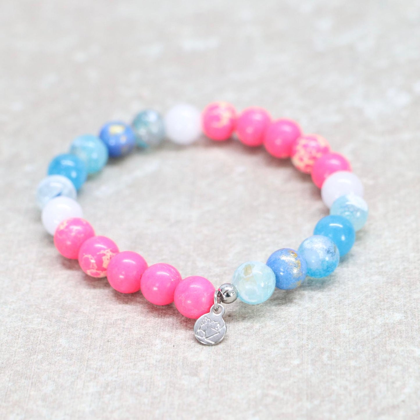 MIAMI BEACH | Natuursteen armband mix | 8mm | Normal Fit