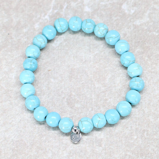 CLASSIC TURKOOIS | Howliet armband | 8mm | Normal Fit