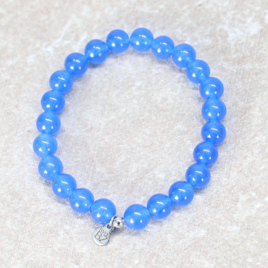 KOH PHI PHI BLUES | Chalcedoon armband | 8mm | Normal Fit