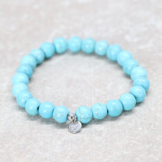 CLASSIC TURKOOIS | Howliet armband | 8mm | Normal Fit