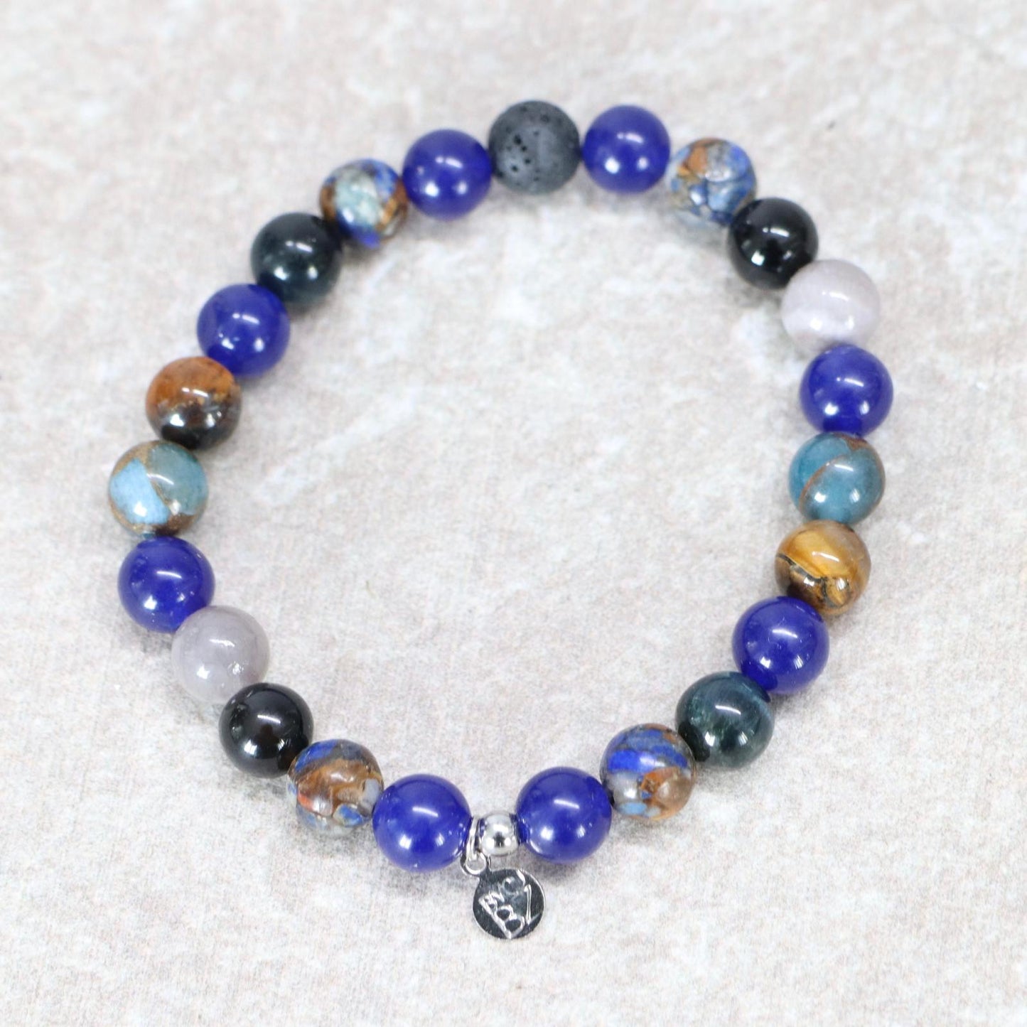 AYUTTHAYA ECHO | Natuursteen armband mix | 8mm | Normal Fit