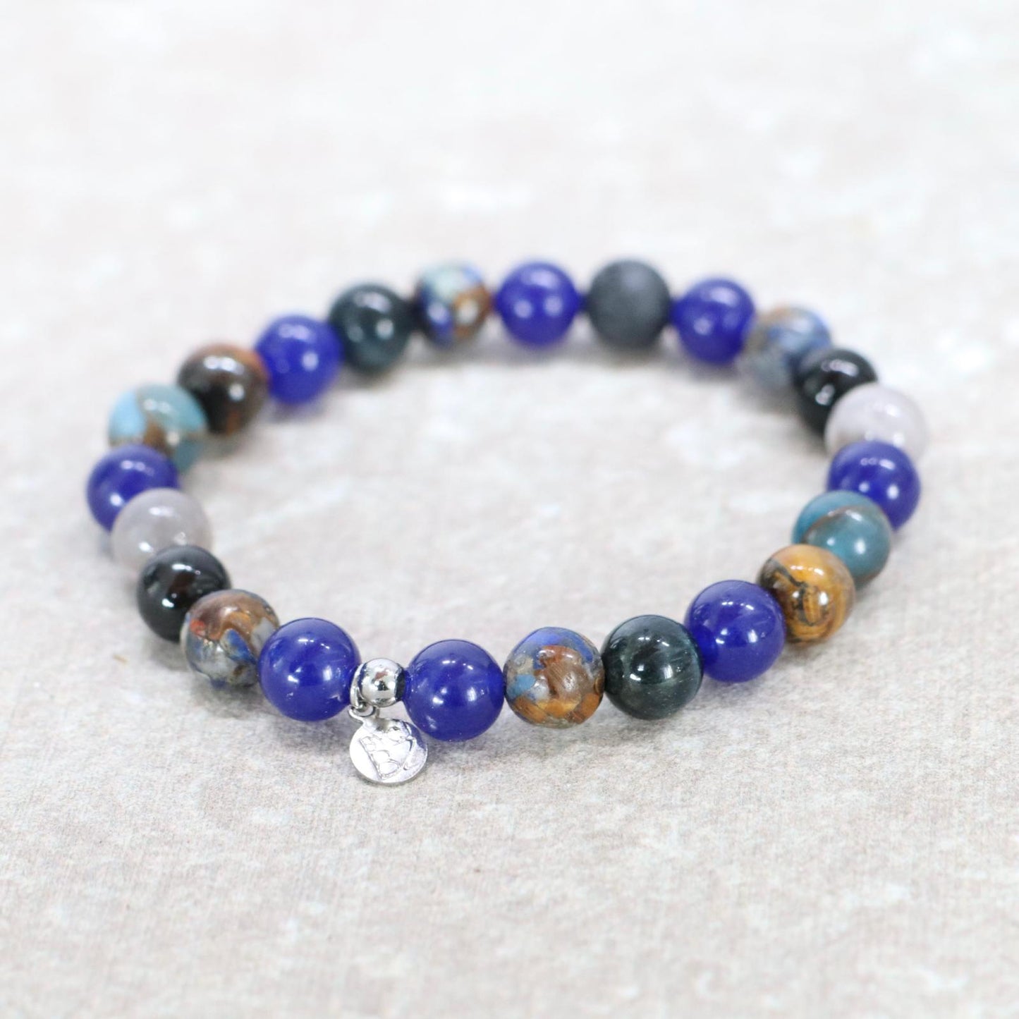 AYUTTHAYA ECHO | Natuursteen armband mix | 8mm | Normal Fit