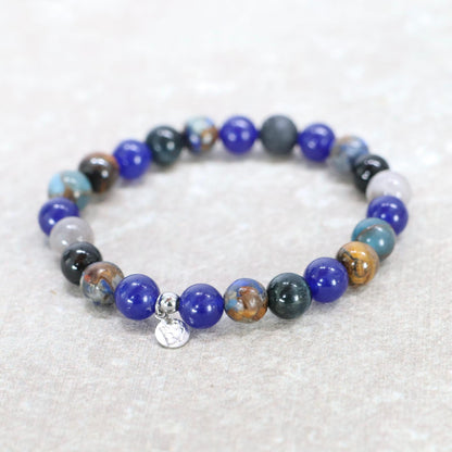 AYUTTHAYA ECHO | Natuursteen armband mix | 8mm | Normal Fit