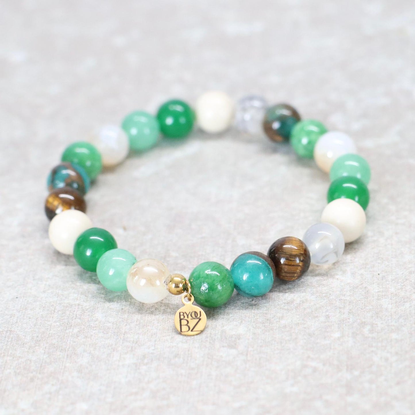 TIKAL SPIRIT | Natuursteen armband mix | 8mm | Normal Fit