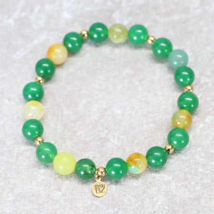MADEIRA GLOW | Chalcedoon armband | 8mm | Normal Fit
