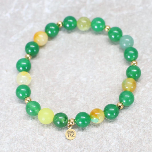 MADEIRA GLOW | Chalcedoon armband | 8mm | Normal Fit