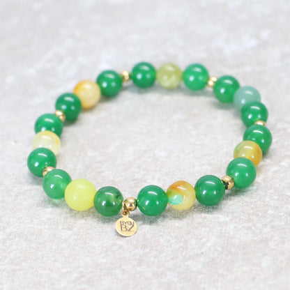 MADEIRA GLOW | Chalcedoon armband | 8mm | Normal Fit