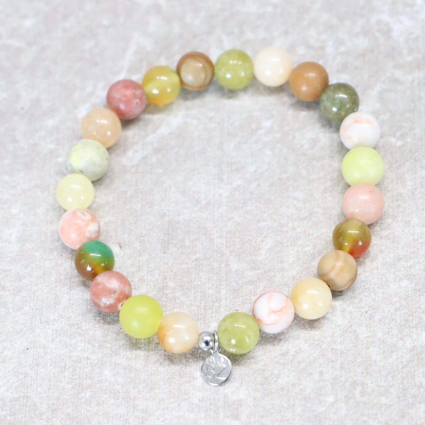 YUNNAN GARDEN | Natuursteen armband mix | 8mm | Normal Fit