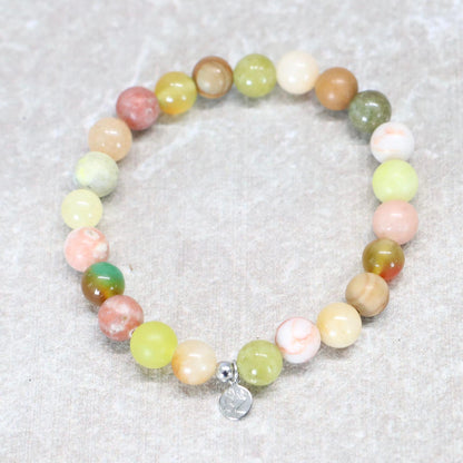 YUNNAN GARDEN | Natuursteen armband mix | 8mm | Normal Fit