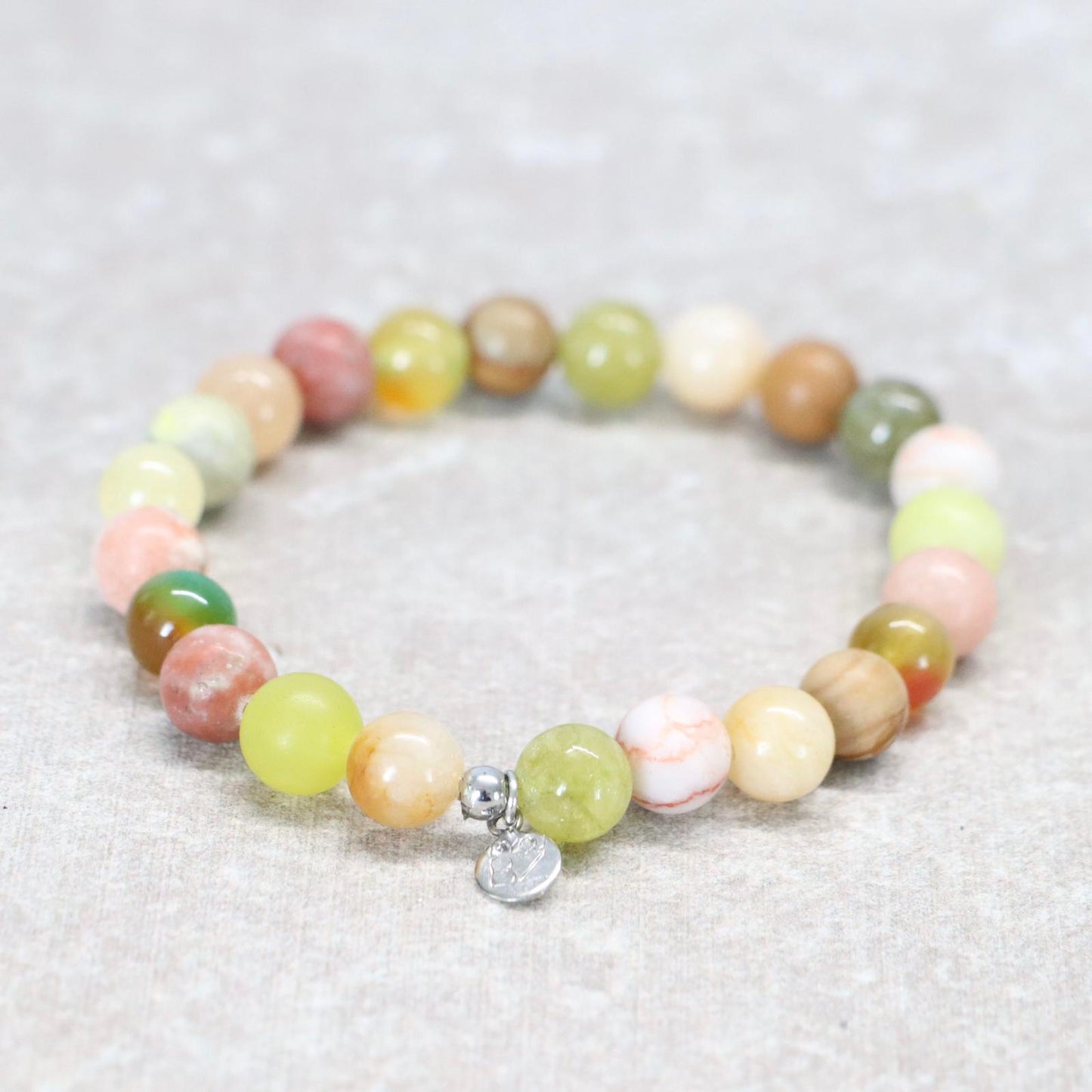 YUNNAN GARDEN | Natuursteen armband mix | 8mm | Normal Fit