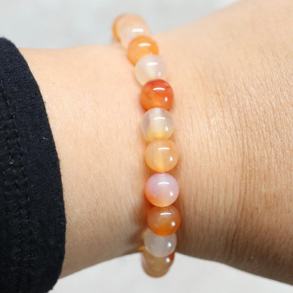 VALENCIA BLOOM | Natuursteen armband mix | 8mm | Normal Fit