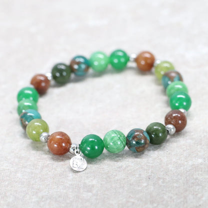 KHAO SOK SPIRIT | Natuursteen armband mix | 8mm | Normal Fit