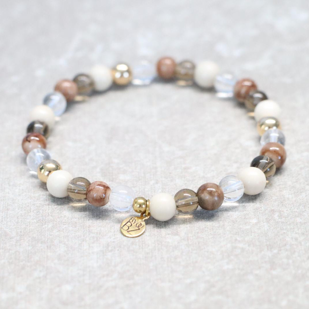 CAPPADOCIA CALM | Natuursteen armband mix | 6mm | Normal Fit
