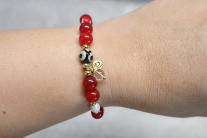 RED ISTANBUL | Natuursteen armband mix | 8mm | Normal Fit