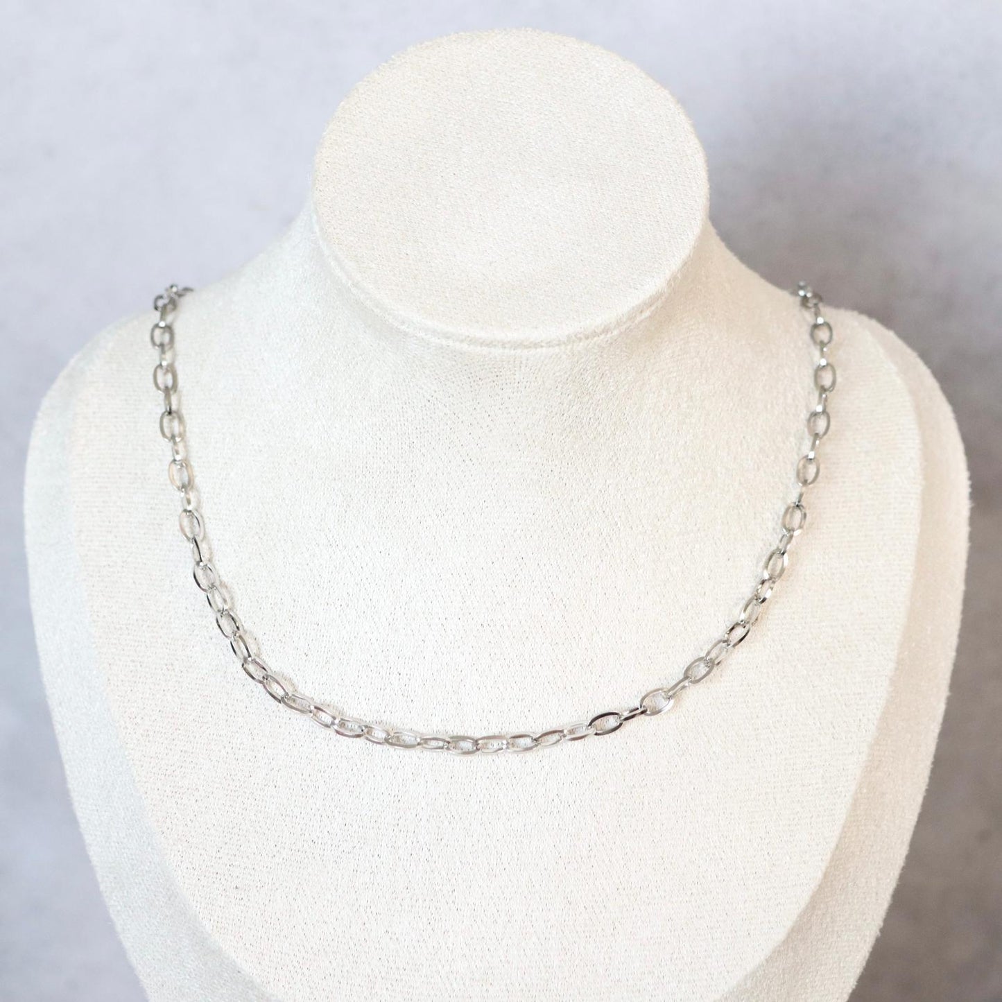 Basis ketting B | Zilver | 40cm