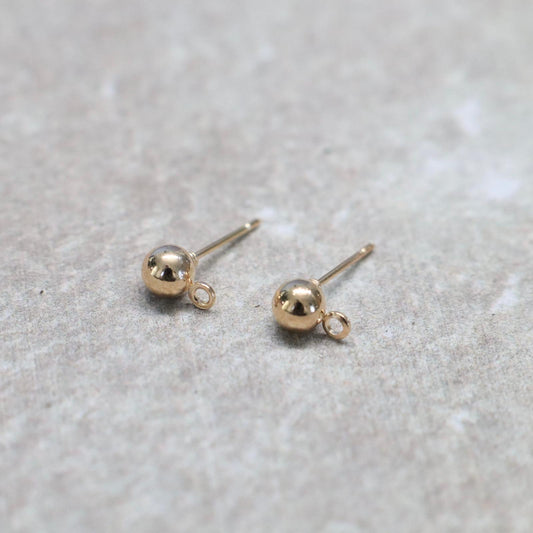 Oorknop | Goud | 6mm