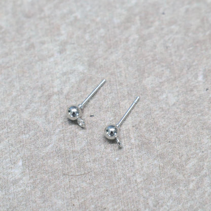 Oorknop | Zilver | 4mm
