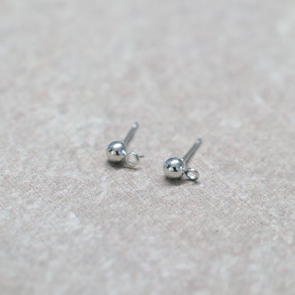 Oorknop | Zilver | 4mm