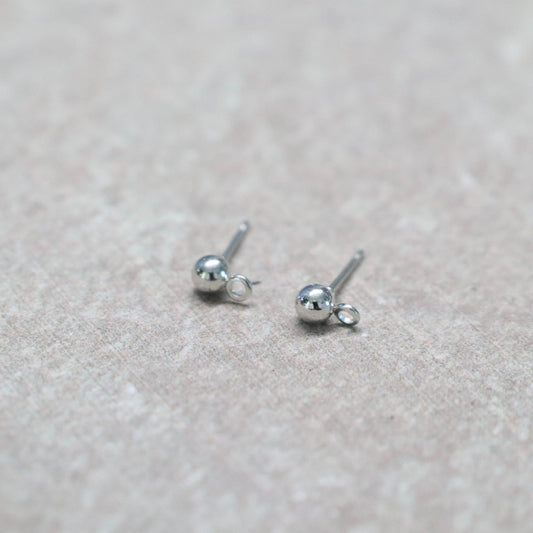 Oorknop | Zilver | 4mm
