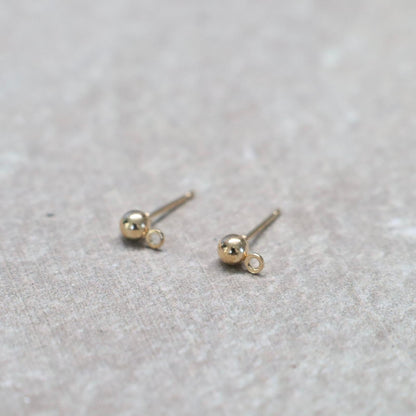 Oorknop | Goud | 4mm