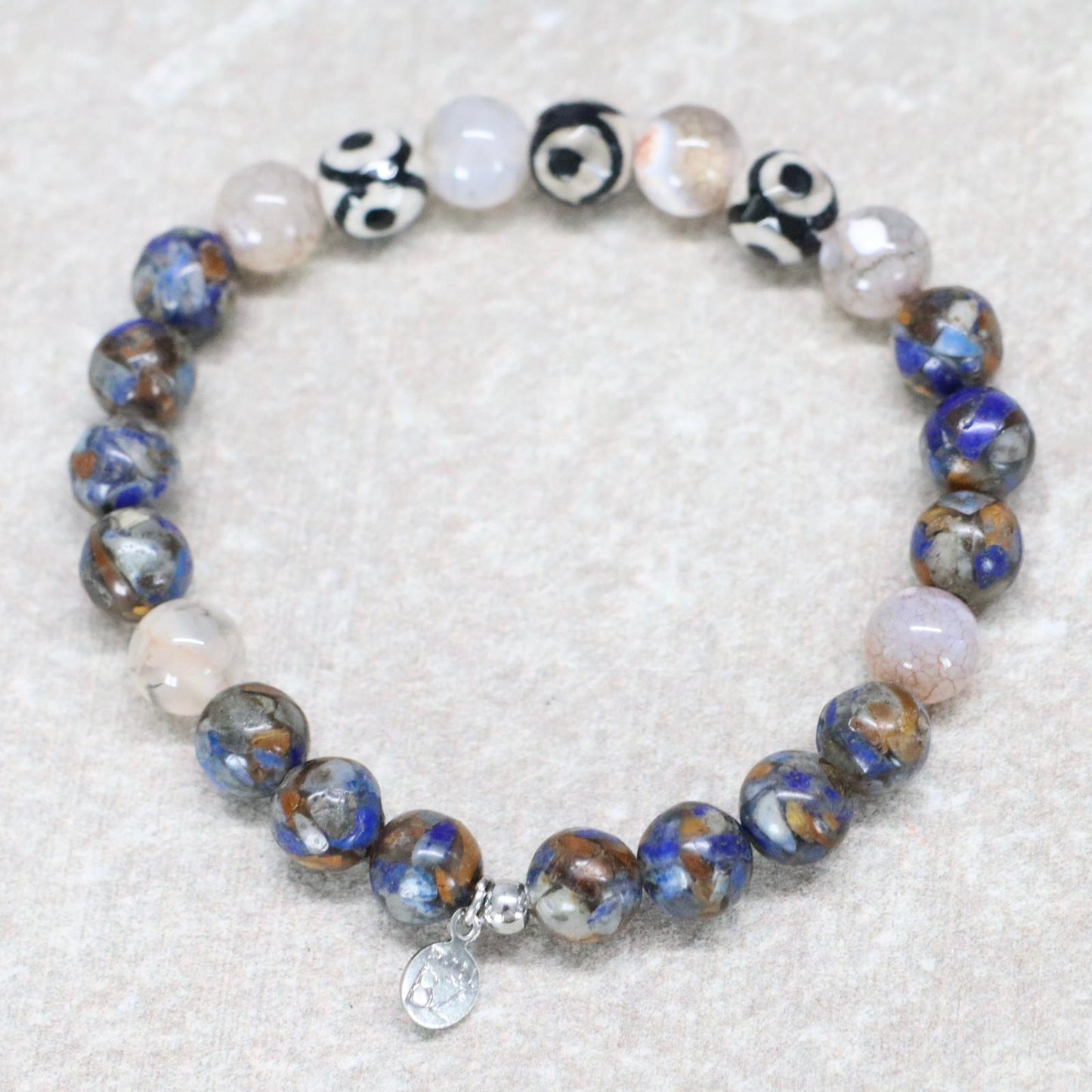EVEREST ALTITUDE | Natuursteen armband mix | 8mm | Normal Fit