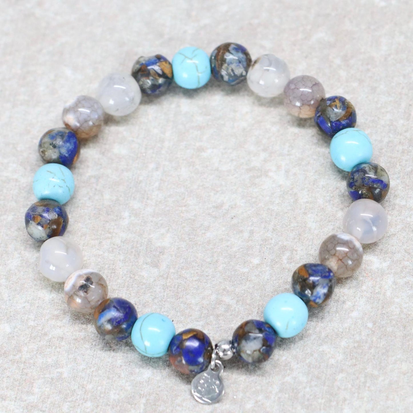 KOH LANTA CALM | Natuursteen armband mix | 8mm | Normal Fit
