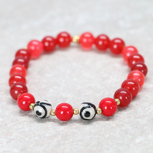 PASSIONATE MADRID | Natuursteen armband mix | 8mm | Normal Fit