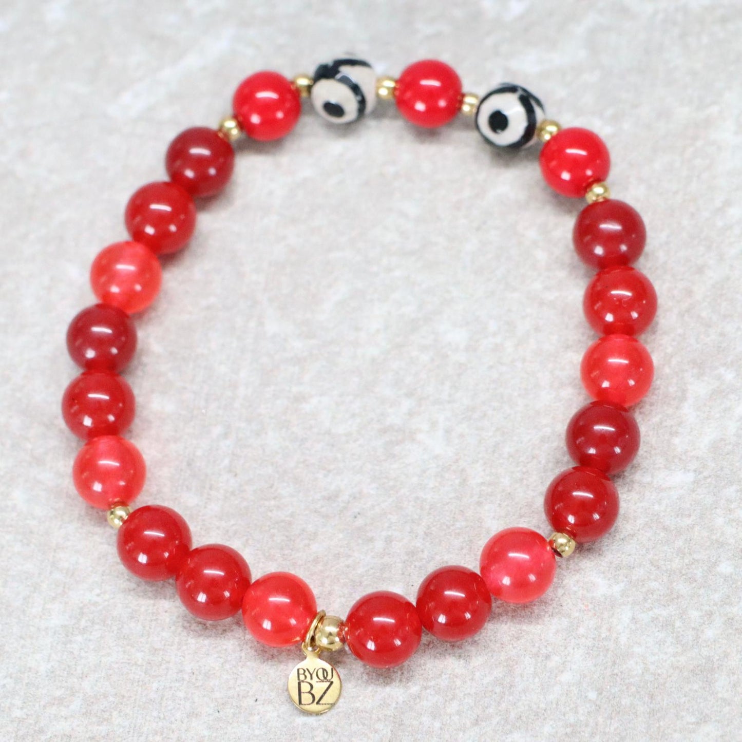 PASSIONATE MADRID | Natuursteen armband mix | 8mm | Normal Fit