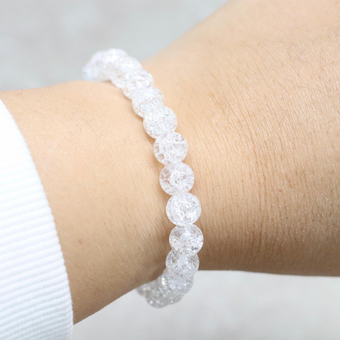 CRYSTAL ALTA | Kwarts armband | 8mm | Normal Fit