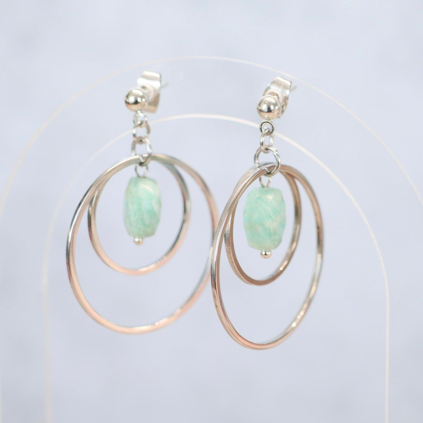 SAYULITA SEA | Oorbellen | Amazoniet
