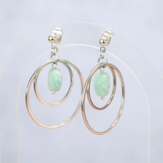 SAYULITA SEA | Oorbellen | Amazoniet