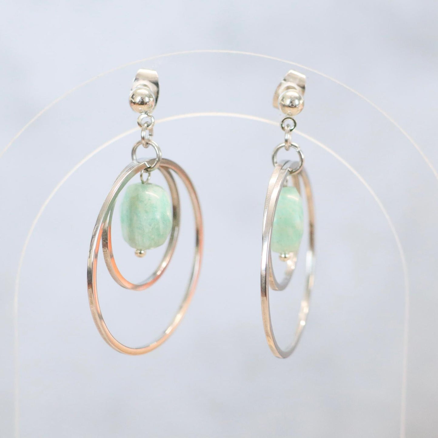 SAYULITA SEA | Oorbellen | Amazoniet