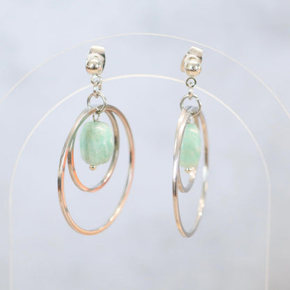 SAYULITA SEA | Oorbellen | Amazoniet