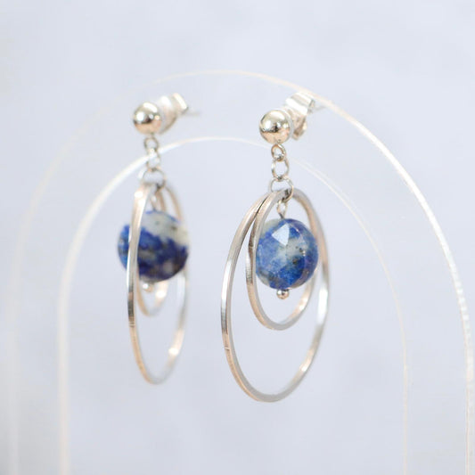LISBON AZURE | Oorbellen | Lapis lazuli