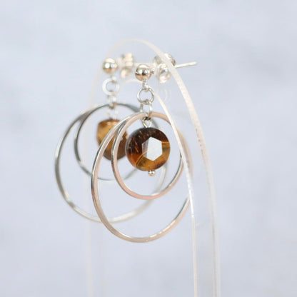 SERENGETI GOLD | Oorbellen | Tijgeroog