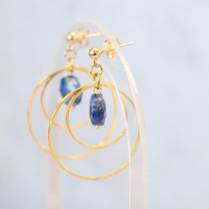 LISBON AZURE | Oorbellen | Lapis lazuli
