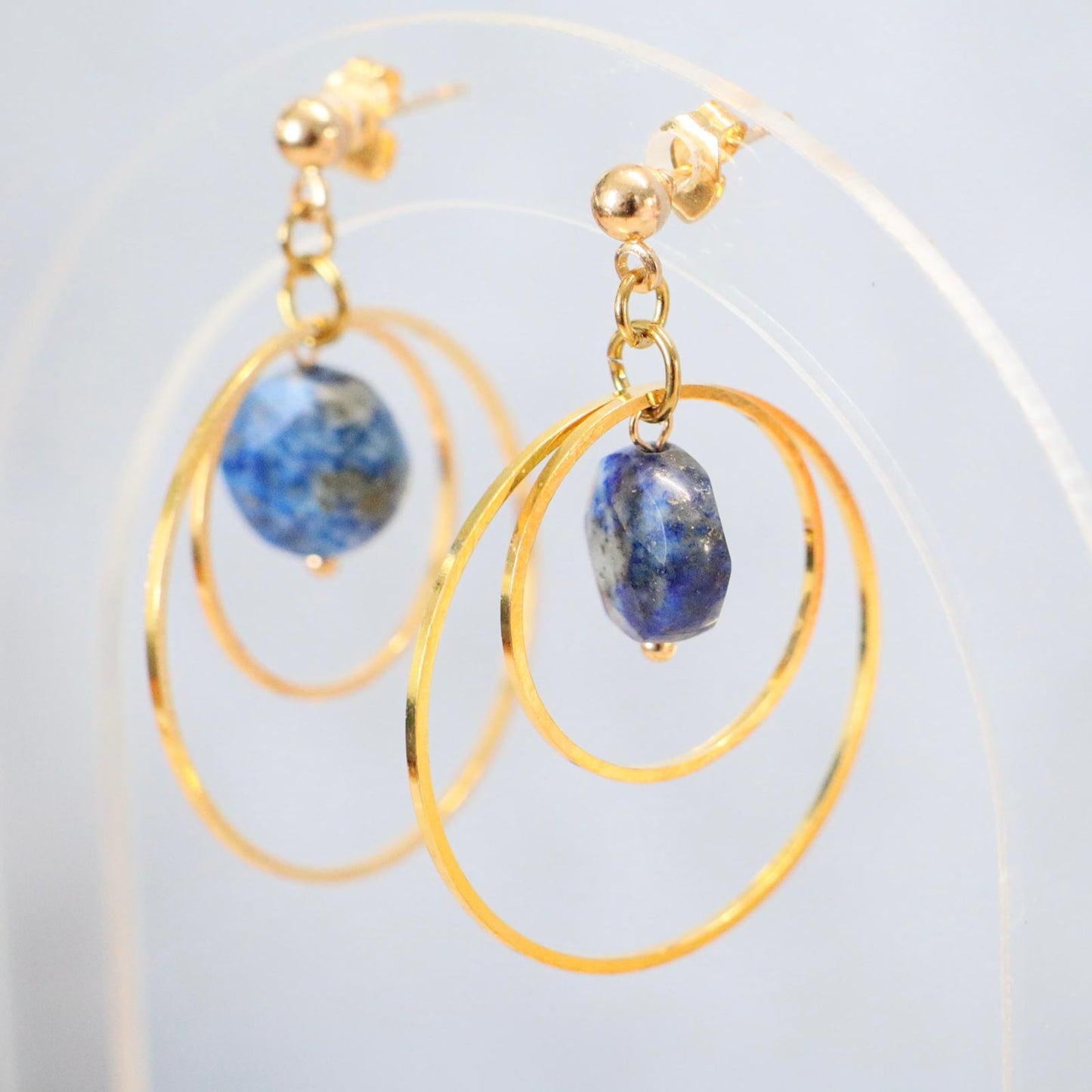 LISBON AZURE | Oorbellen | Lapis lazuli