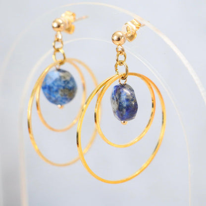LISBON AZURE | Oorbellen | Lapis lazuli
