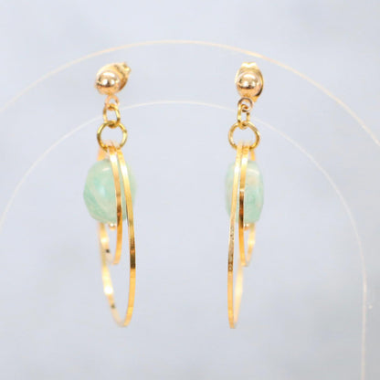 SAYULITA SEA | Oorbellen | Amazoniet