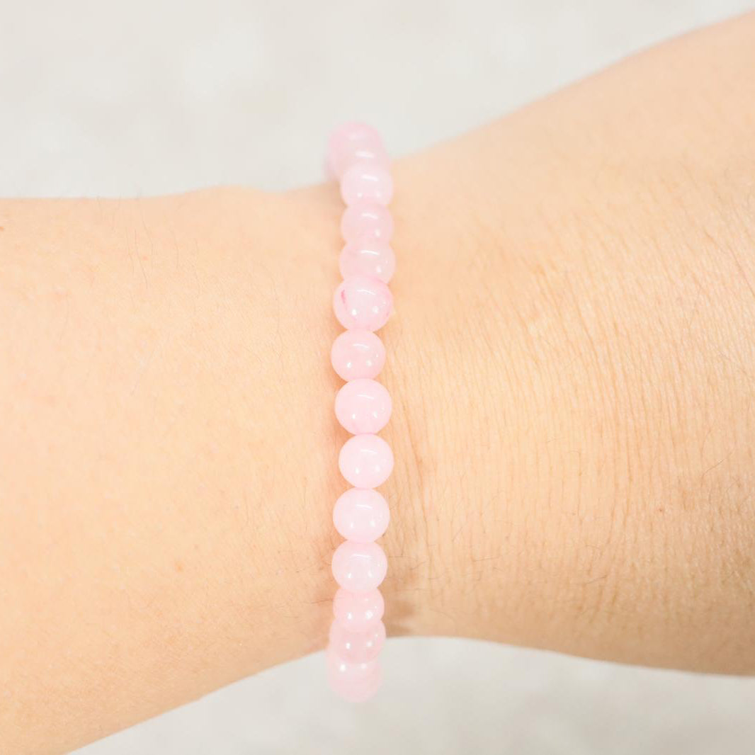 CLASSIC ROZENKWARTS | rozenkwarts armband | 6mm | Relaxed Fit