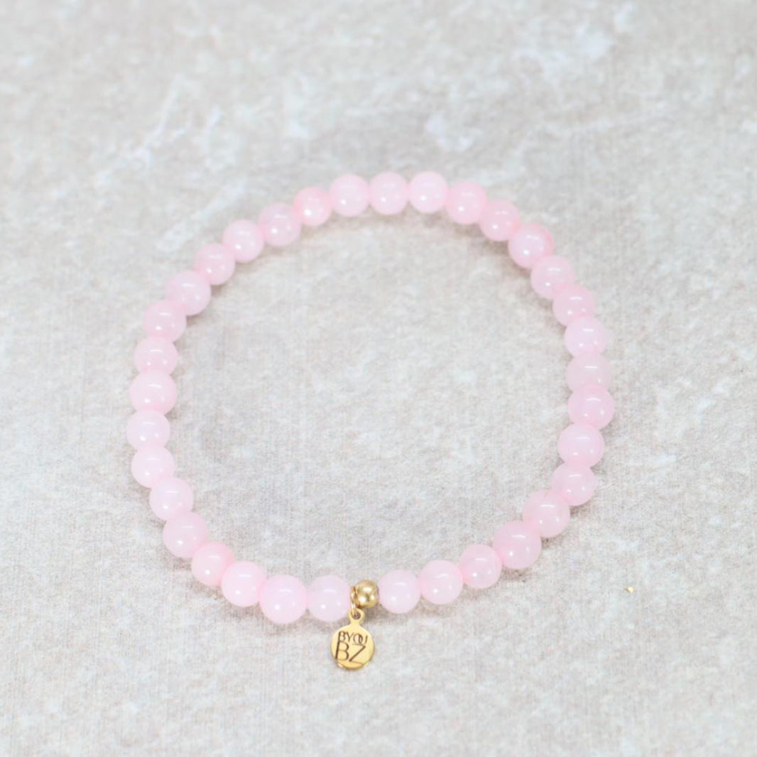CLASSIC ROZENKWARTS | rozenkwarts armband | 6mm | Relaxed Fit