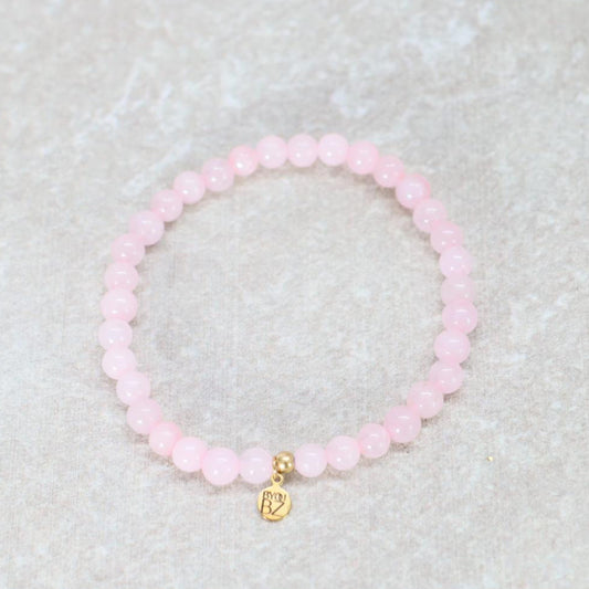 CLASSIC ROZENKWARTS | rozenkwarts armband | 6mm | Relaxed Fit