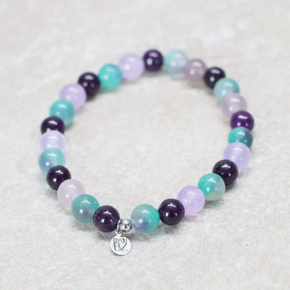 AURORA FOREST | Natuursteen armband mix | 8mm | Relaxed Fit