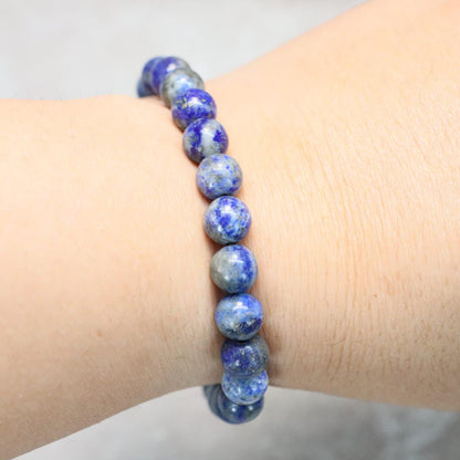 CLASSIC LAPIS LAZULI LIGHT | lapis lazuli armband | 8mm| Relaxed Fit