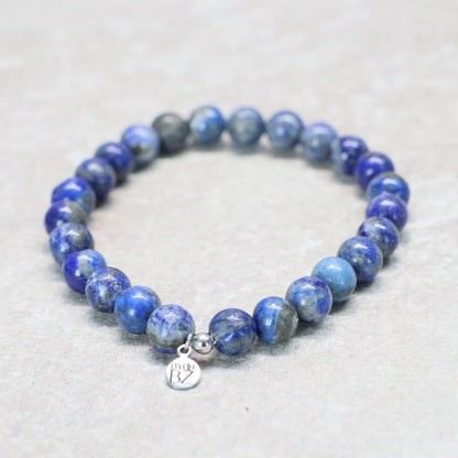 CLASSIC LAPIS LAZULI LIGHT | lapis lazuli armband | 8mm| Relaxed Fit